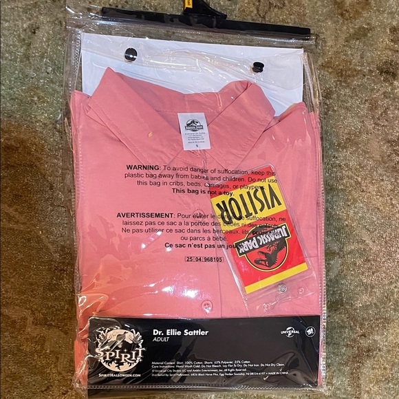 Spirit Dr. Ellie Sattler Pink and Tan Costume - Picture 2 of 5